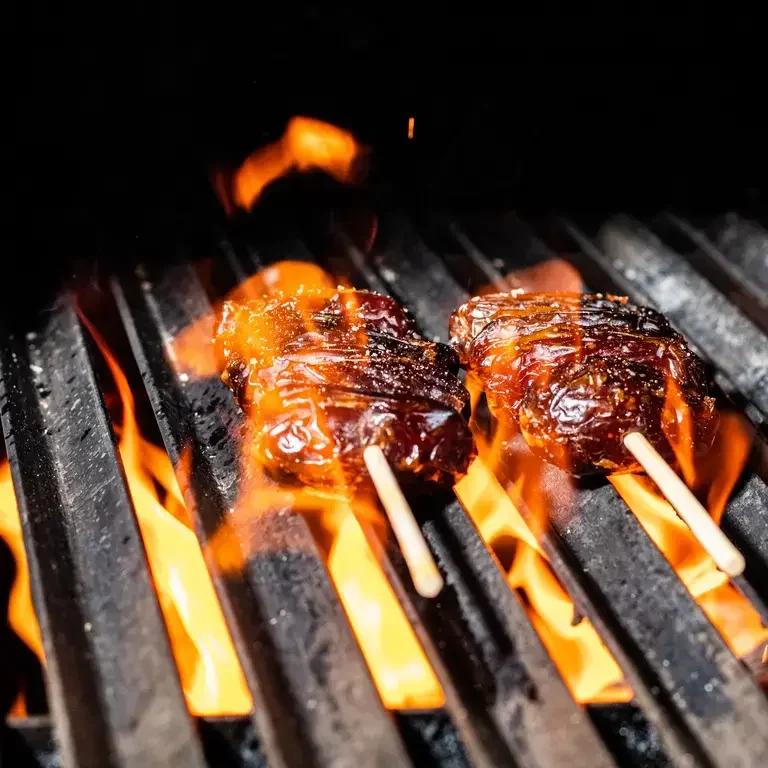 Wood Grilled Dates at Mayfair Grill