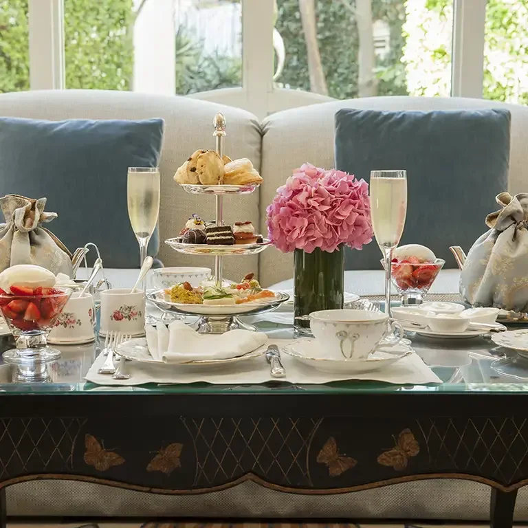 Afternoon tea at The Peninsula Beverly Hills