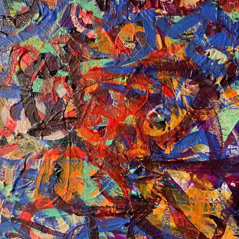 Collaborative Painting at Counter-