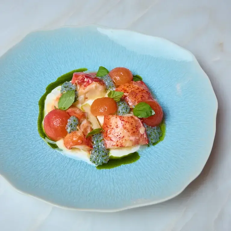 Lobster Burrata at Levant by Michael White