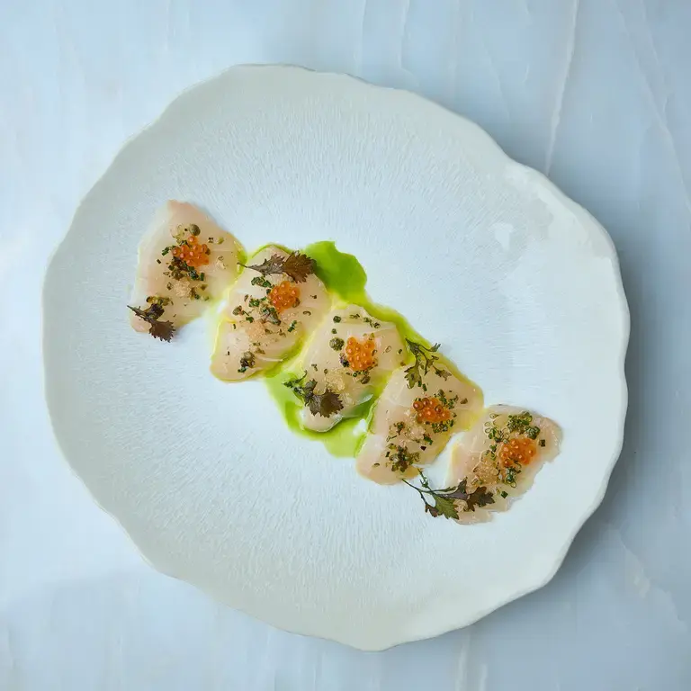Snapper Crudo at Levant by Michael White