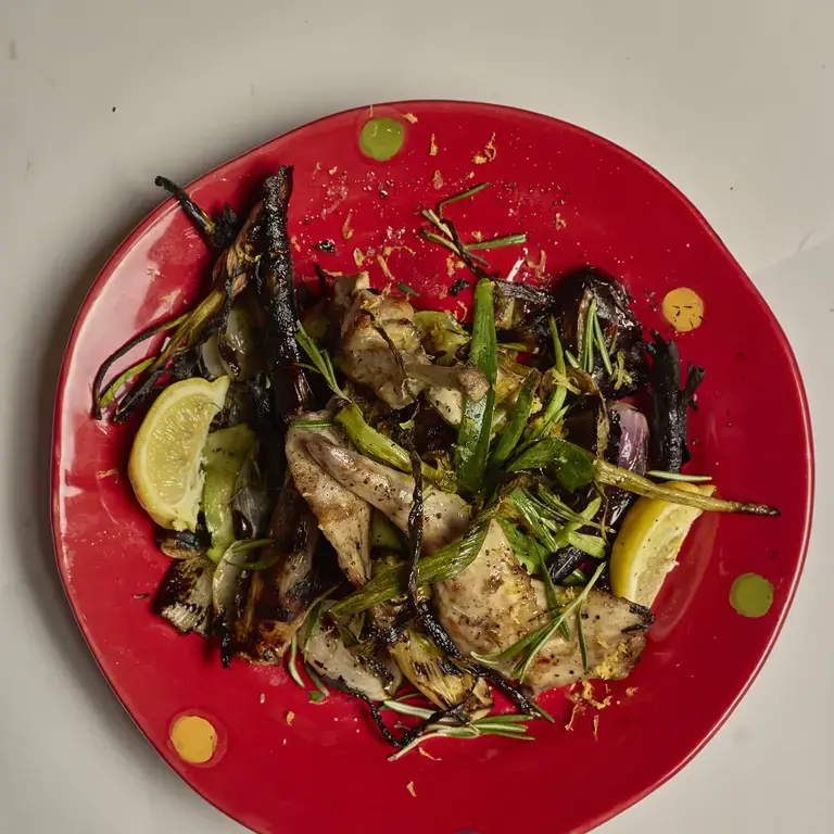 Grilled Whole Rabbit at Da Prato