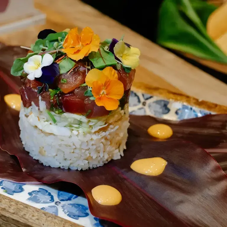 Hawaiian BBQ Poke Bowl by Franco Abero III (Chef at the Beach House)