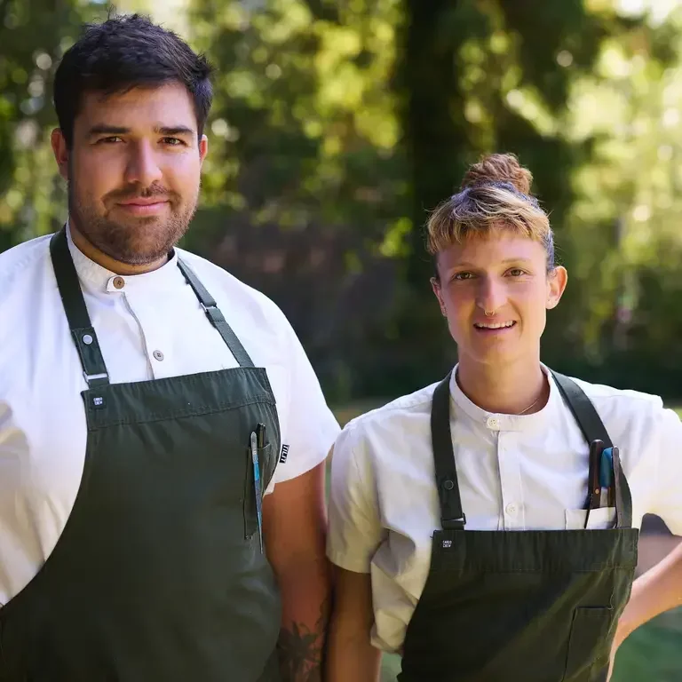 Chefs Ignacio “Nacho” Zuzulich and Juliana Thorpe