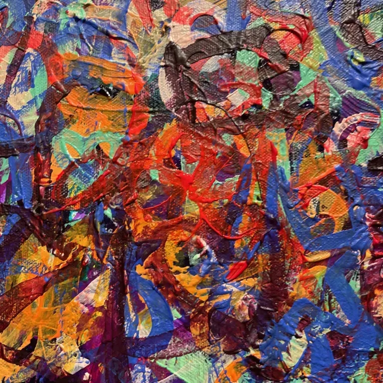 Painting at Counter-