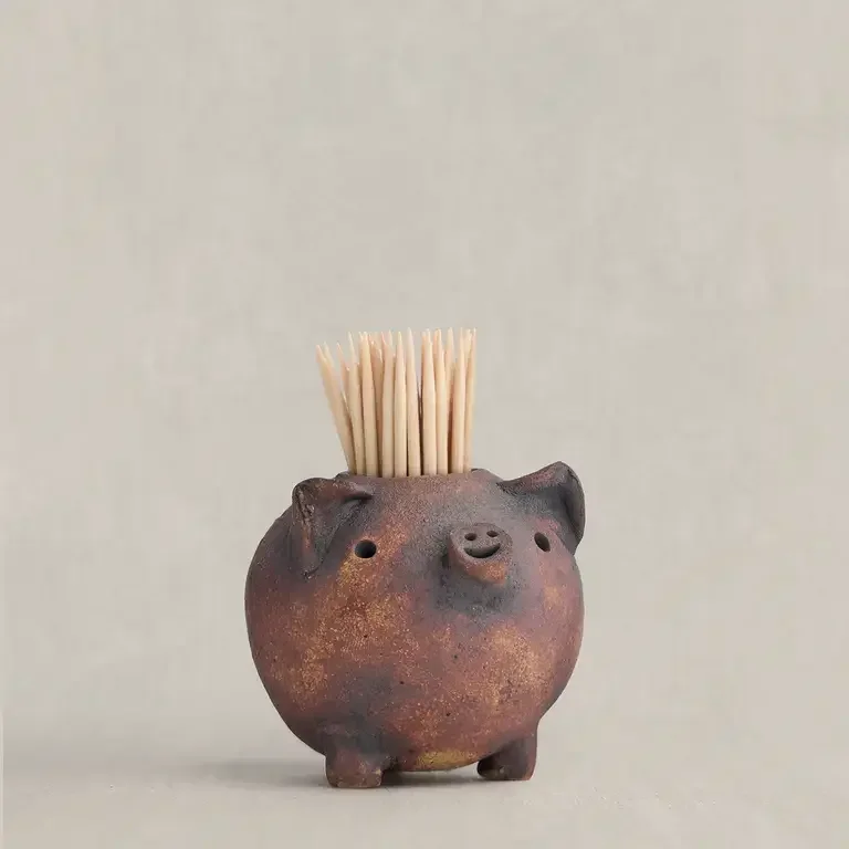 Pig Toothpick Holder by Cúrate
