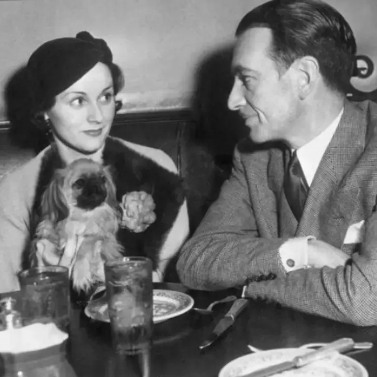 Jameson Thomas with Benetia Hume at The Brown Derby in 1933