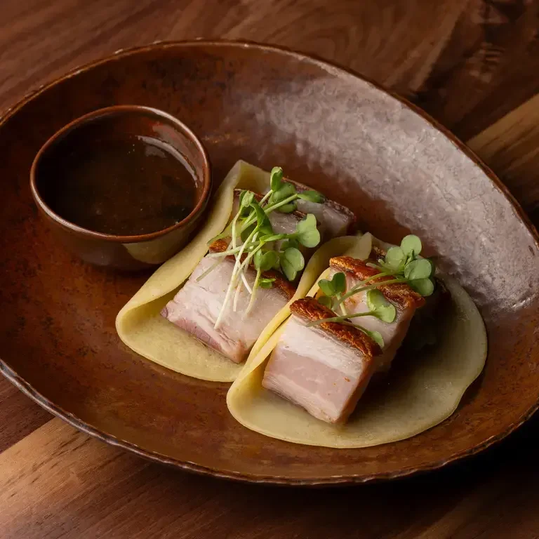 Pork Belly Tacos at Bengara
