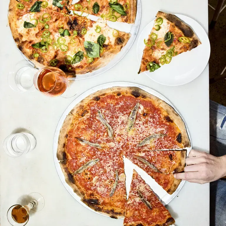 Pizza at Pizzeria Beddia