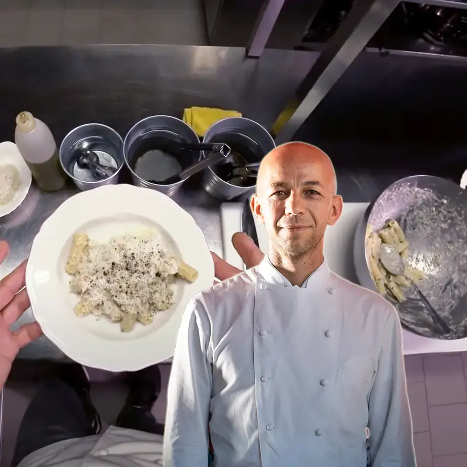 Through the eyes of the chef  Cacio e Pepe Camanini