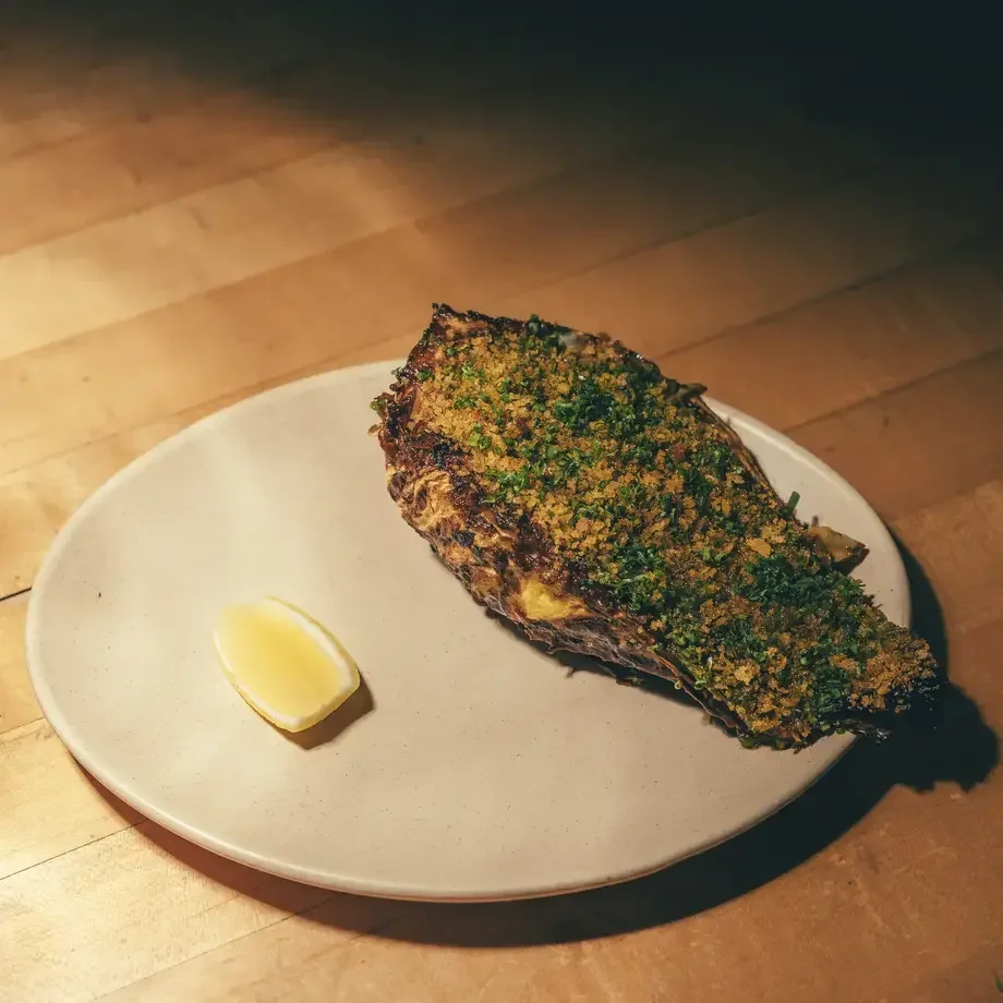 Roasted Cabbage "Anticucho"