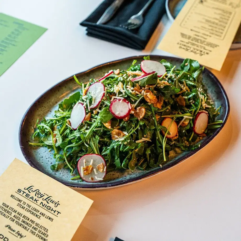 Simple Arugula Salad with Lemon Vinaigrette