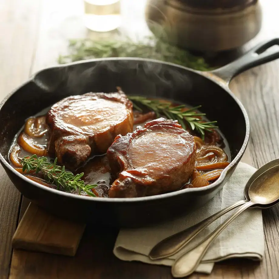 braised pork chops - Fine Dining Lovers
