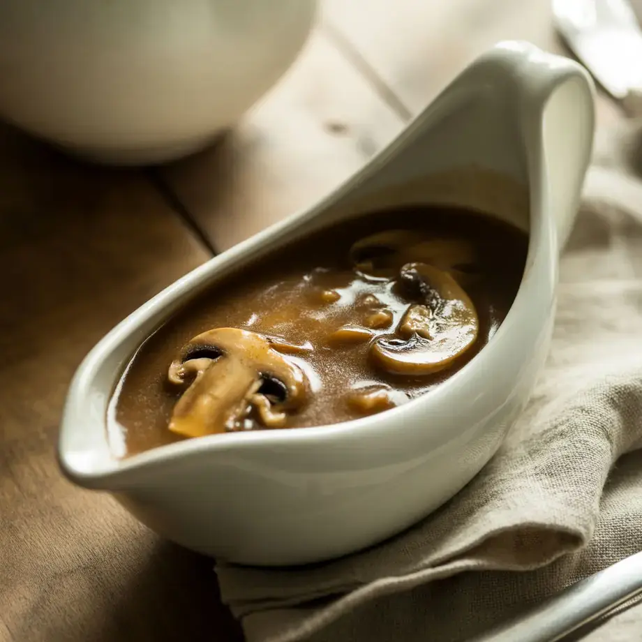 mushroom gravy - Fine Dining Lovers
