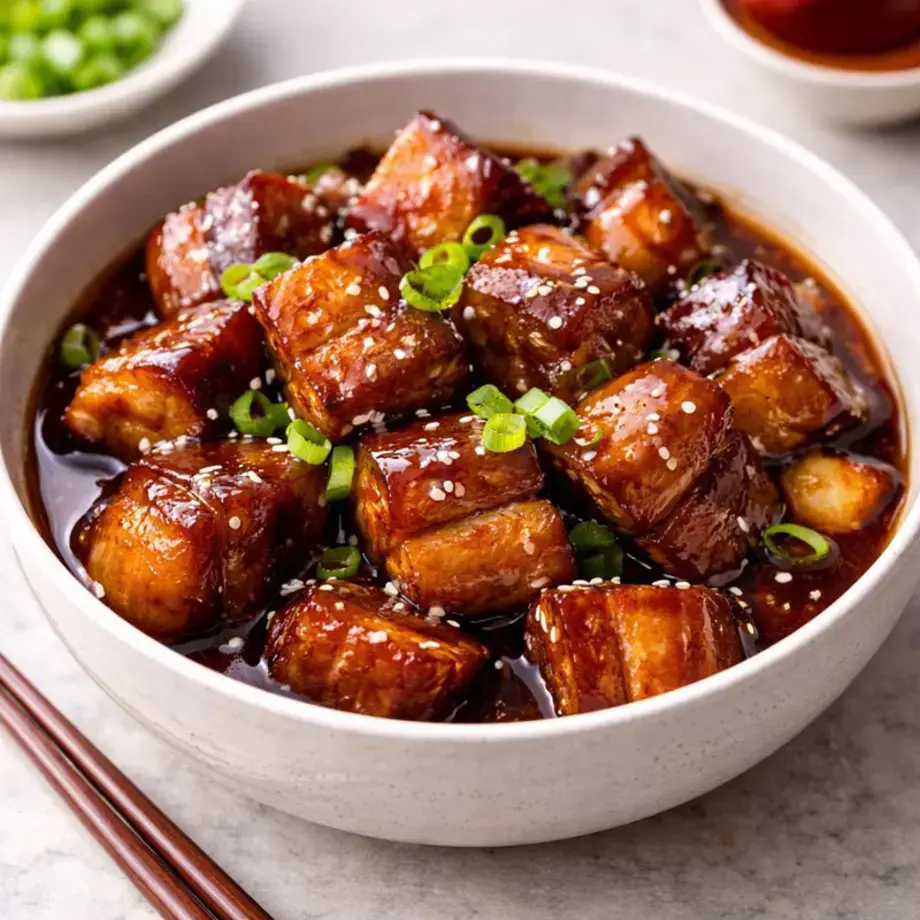 braised pork belly - Fine Dining Lovers