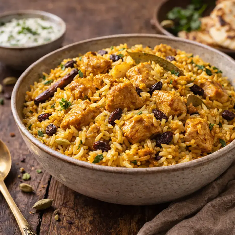 chicken biryani - Fine Dining Lovers