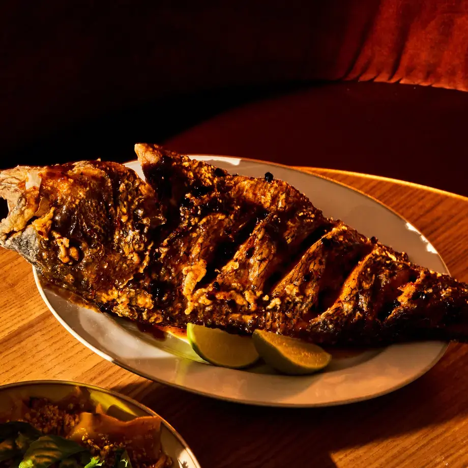 Whole Fried Black Bass With Sweet and Sour Sauce