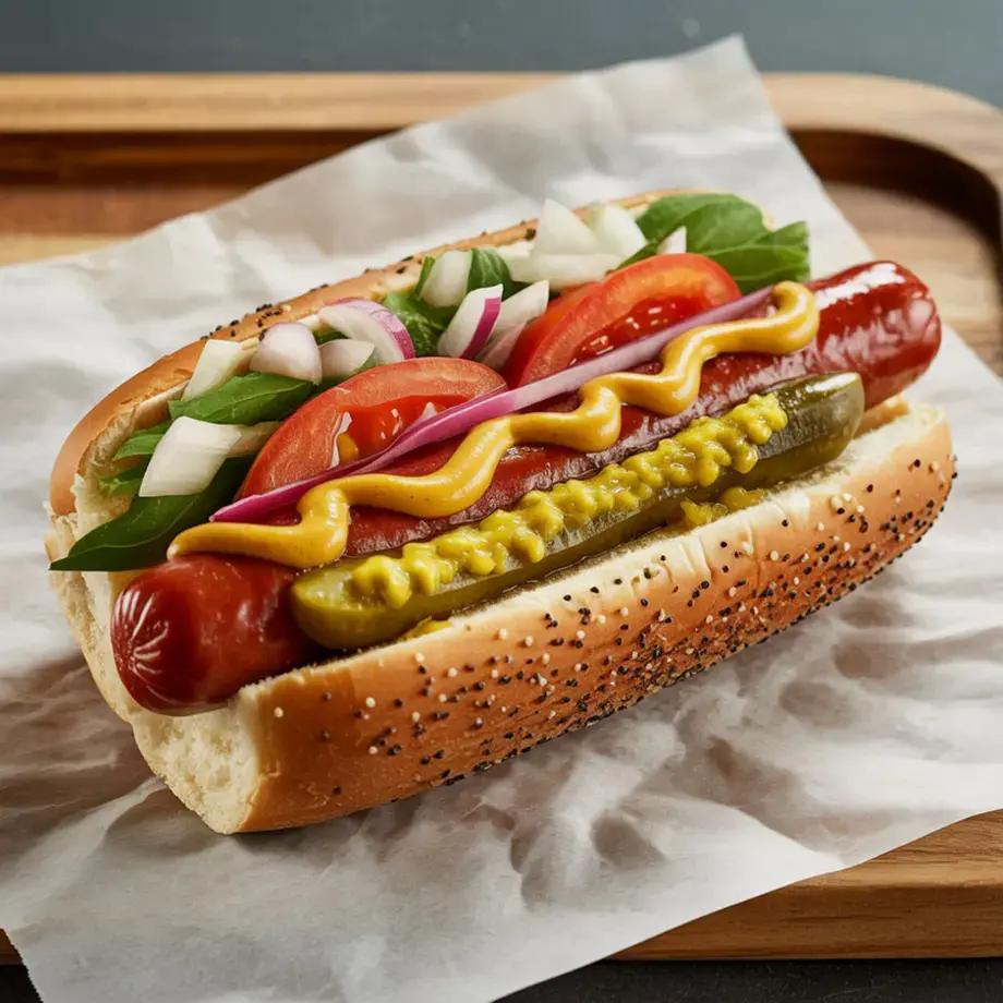 chicago style hot dog - Fine Dining Lovers