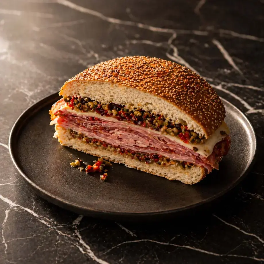 muffuletta sandwich recipe - Fine Dining Lovers