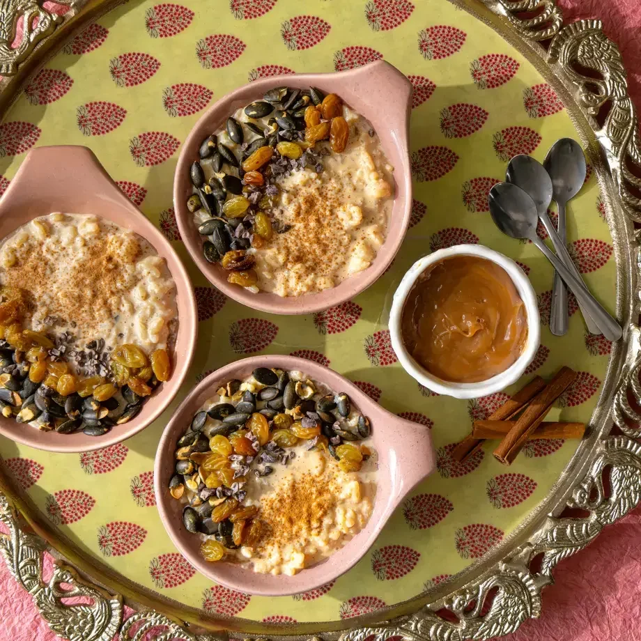 Dulce de Leche Arborio Rice Pudding