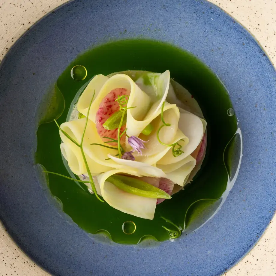 Artichoke Flower with Spring Things at Jacaranda