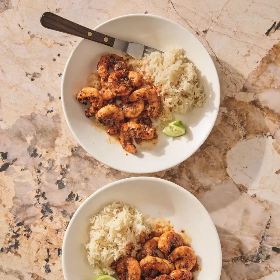 Charred Garlic-Butter Sriracha Shrimp
