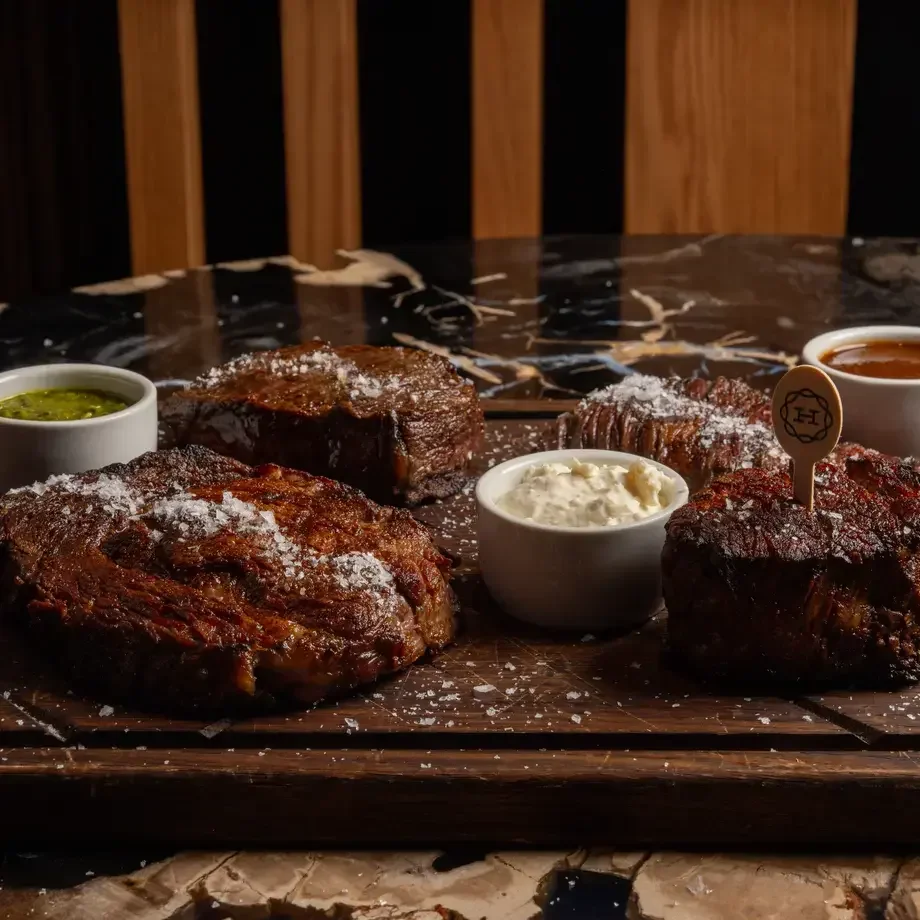 Steak Flight at Hemlock