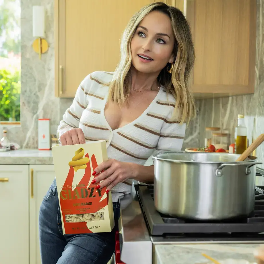 Giada De Laurentiis with Giadzy Pasta