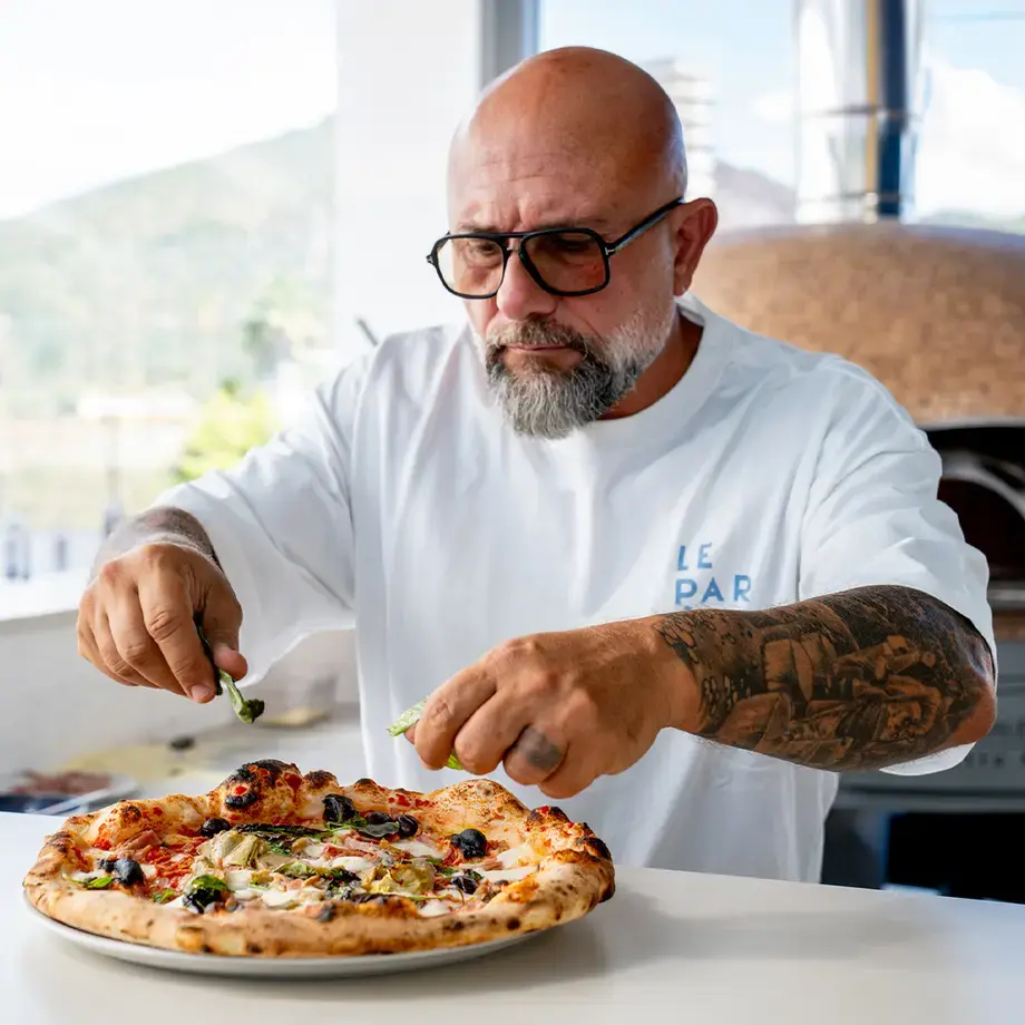Giuseppe Pignalosa and his Capricciosa