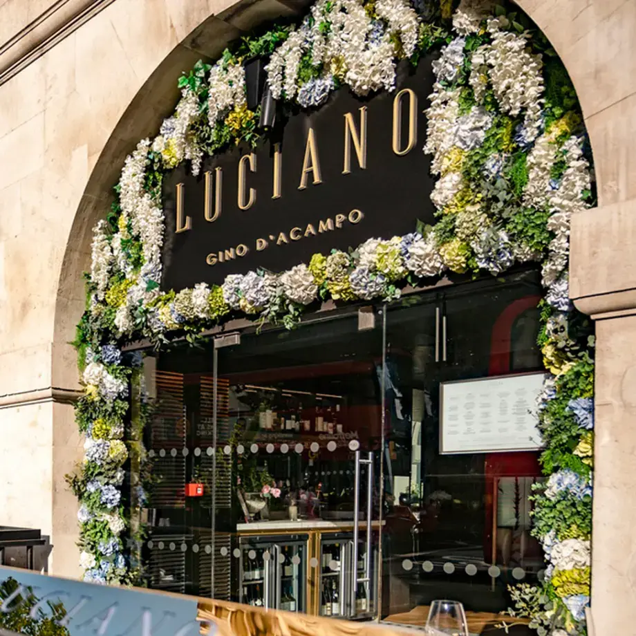 Luciano by Gino D'Acampo restaurant exterior.