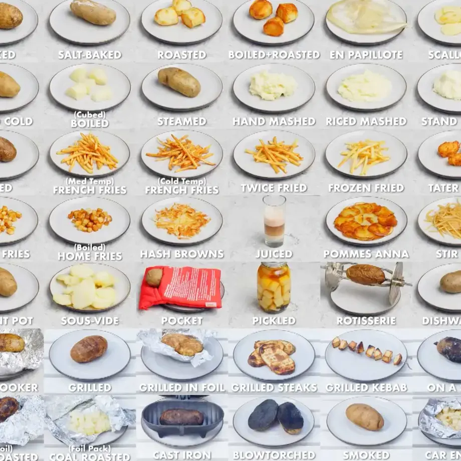 63 ways to cook potatoes video
