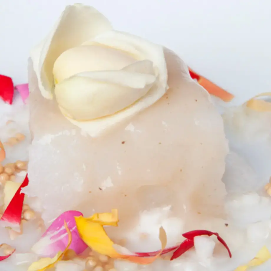 Salt Cod With Jerusalem Artichoke And Rose