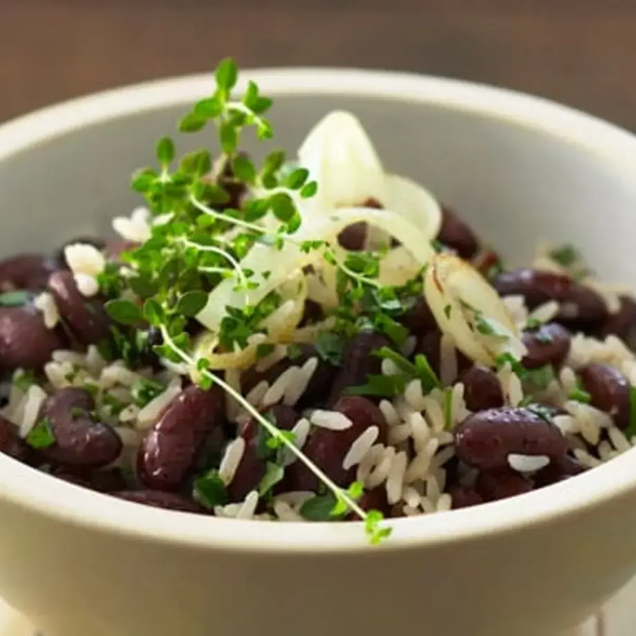 Basmati Rice With Kidney Beans And Thyme