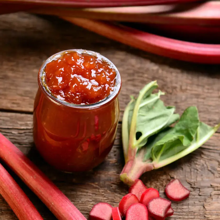 rhubarb jam - Fine Dining Lovers