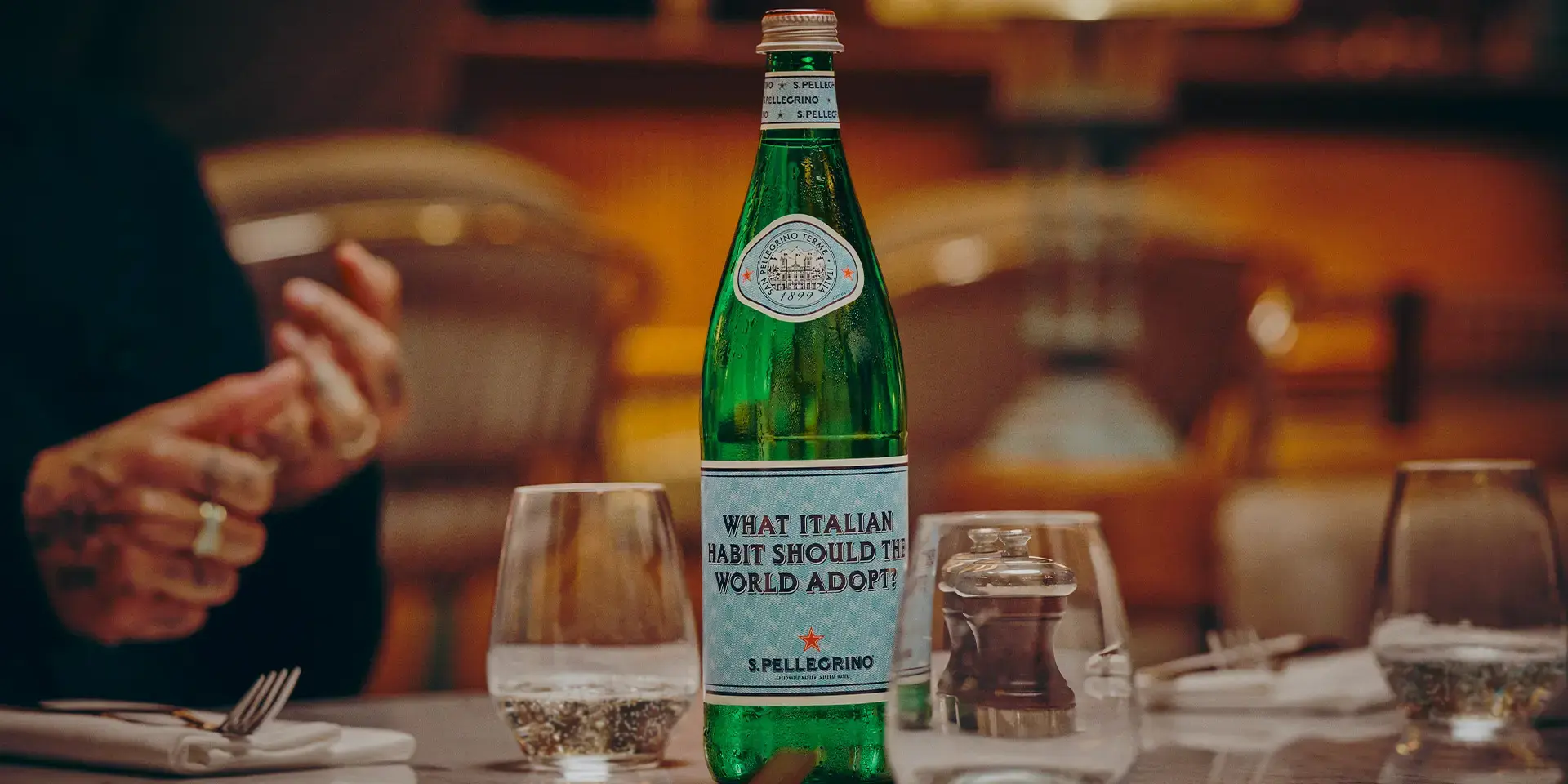S.Pellegrino limited edition bottle
