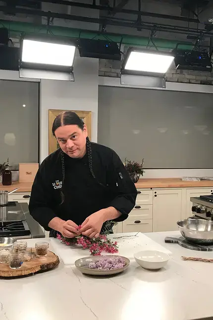 Sean Sherman Cooking