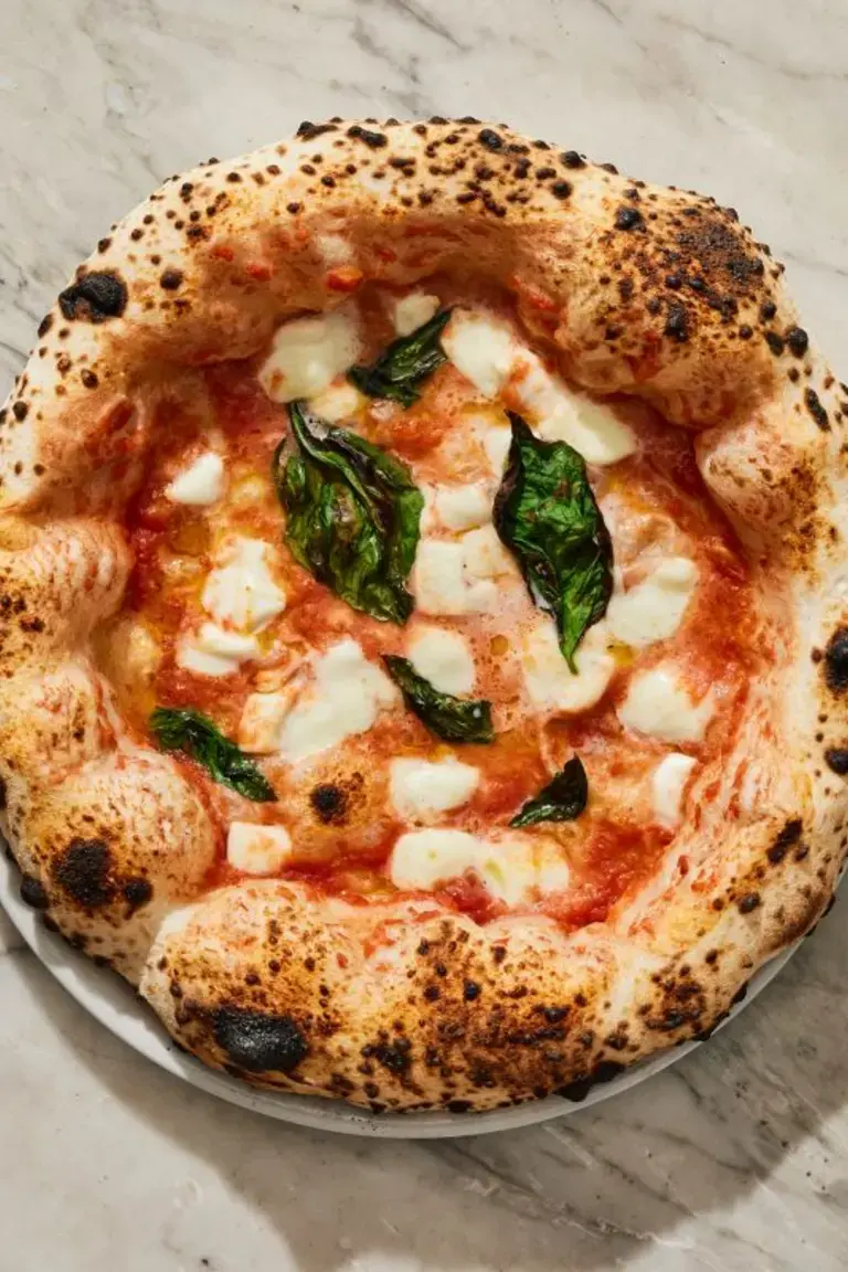 Margherita at Una Pizza Napoletana.