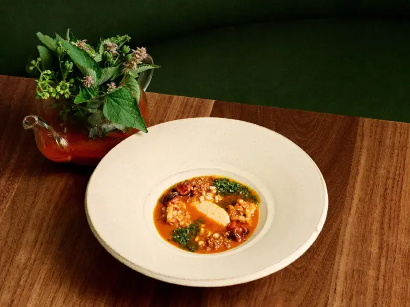 Carrot dish at Acru.