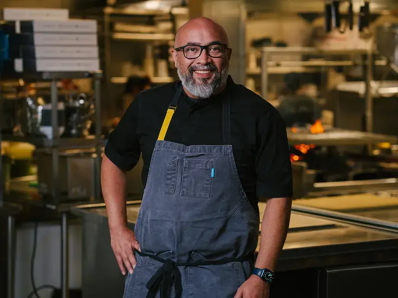 Chef Gilberto Cetina of Holbox.