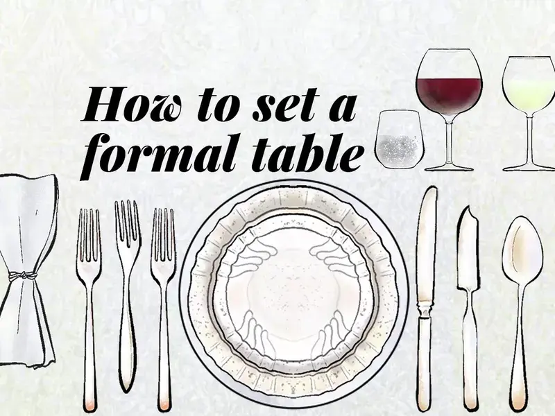 How to set a formal table scheme.