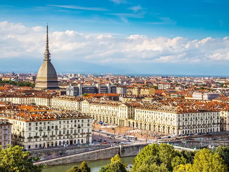 The Turin skyline.