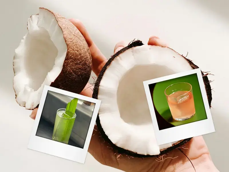 Coconut cocktails..