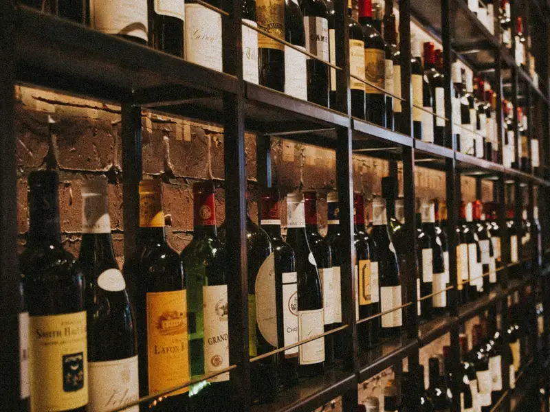 Wine bottles