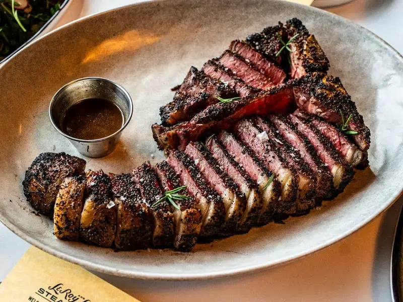 Smoked and Grilled Steak by Evan LeRoy