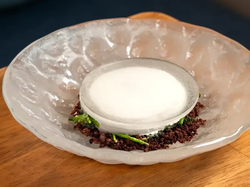 Moon Rabbit Seaweed Panna Cotta