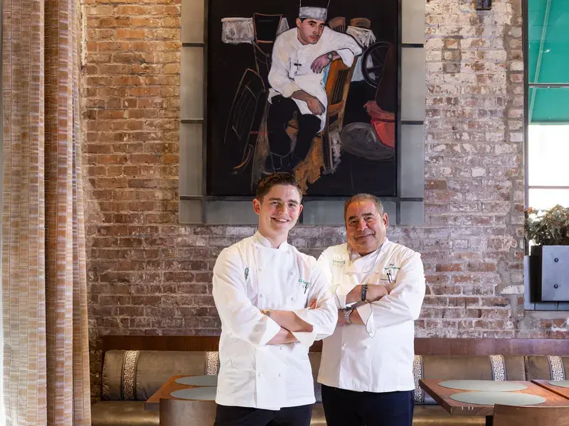 E.J. and Emeril Lagasse