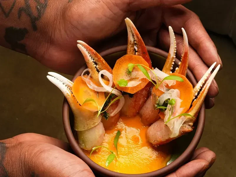 Crab Escovitch at Las Lap in Miami