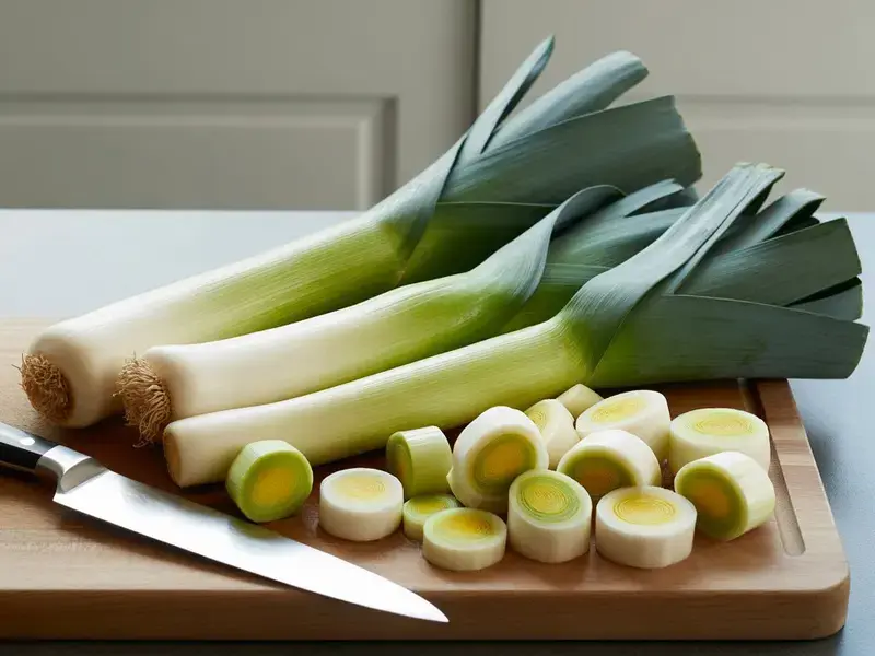 how to cut leeks - Fine Dining Lovers