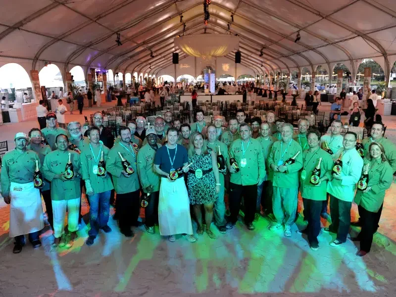 Bobby Flay with Burger Bash and Chefs in 2011