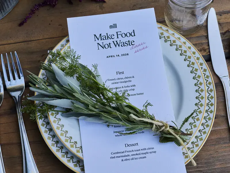 Make Food Not Waste Dinner Series